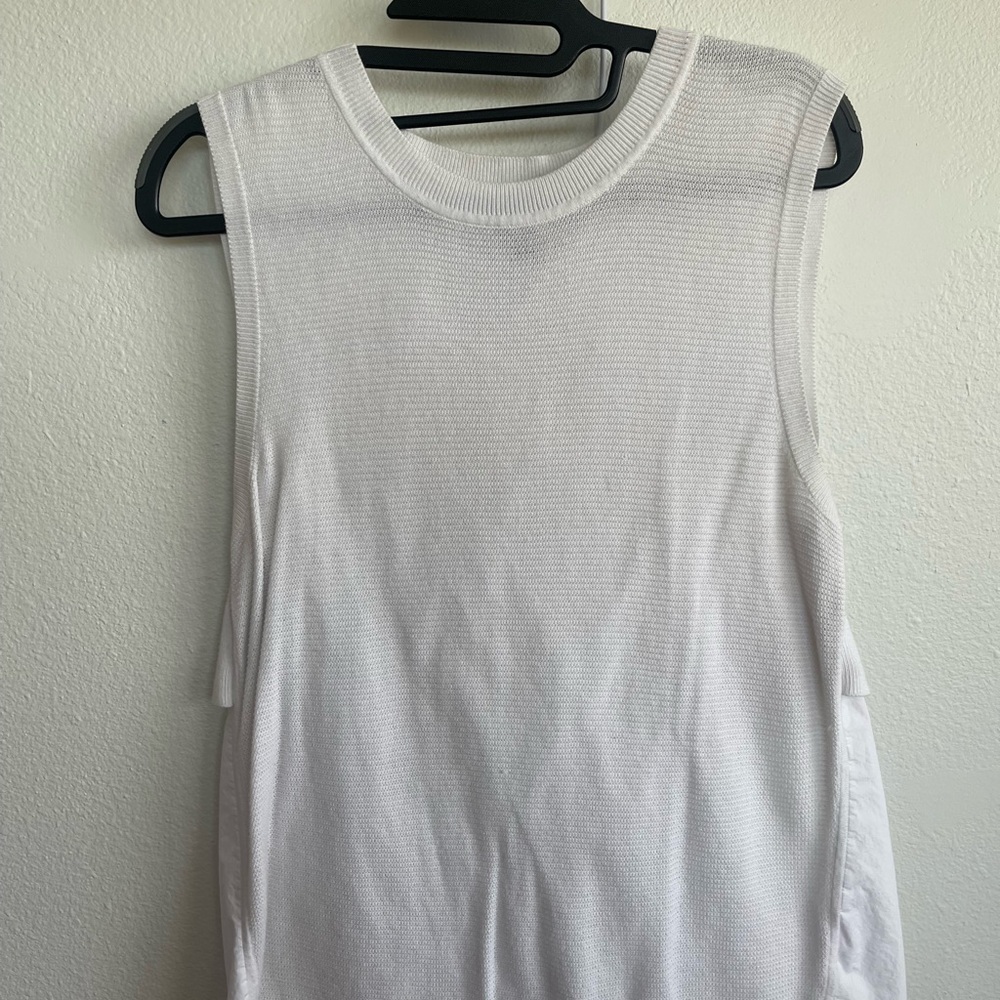 Banana Republic White Muscle Tee